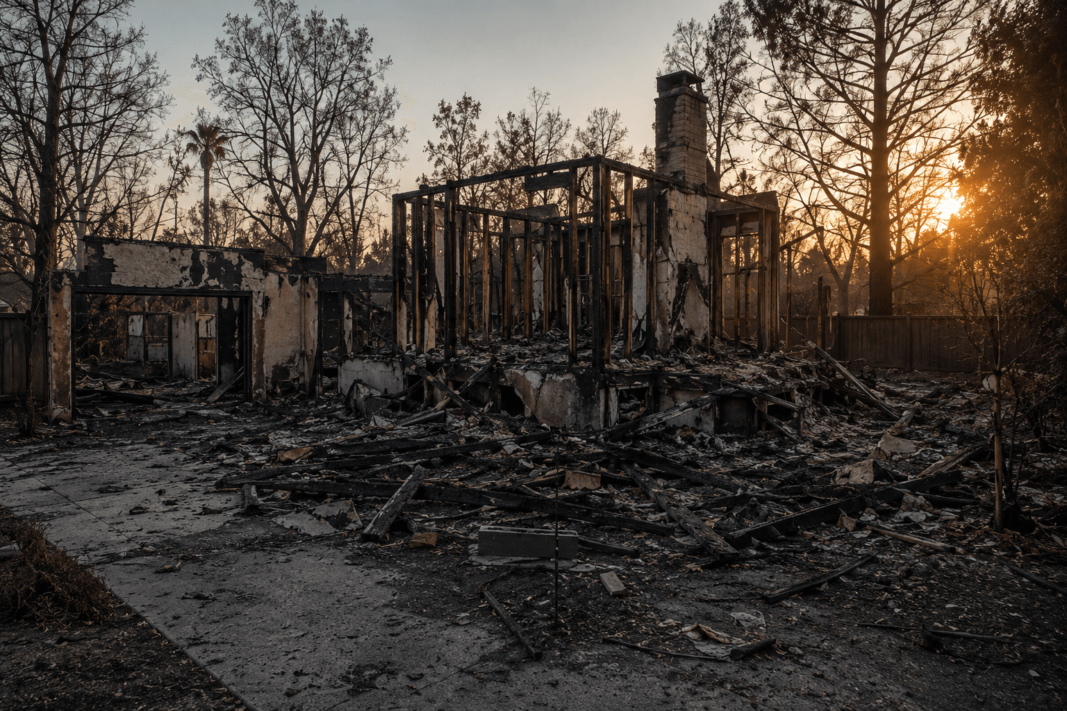 Existing condition of the property